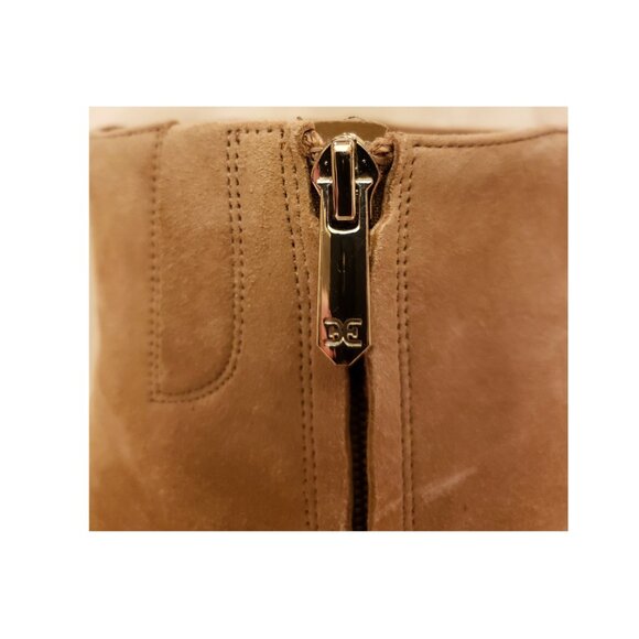 Sam Edelman Ankle Booties Size-9 Tan Leather/Suede - Picture 7 of 9